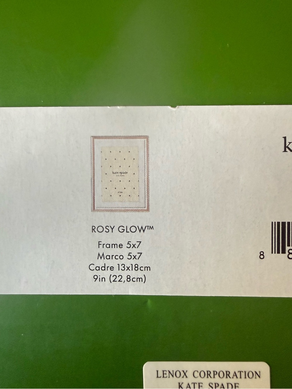 kate spade Rose Gold and White Picture Frame - Picture 4 of 6